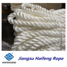 Polypropylene, Polyester Mixed Three Strands Rope Mooring Rope